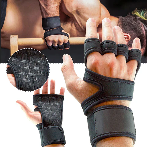  Luvas de Treino Z05 | Proteção de Palma e Punho para Musculação e Fitness