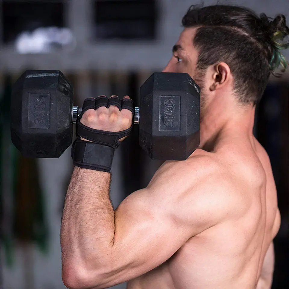  Luvas de Treino Z05 | Proteção de Palma e Punho para Musculação e Fitness 2