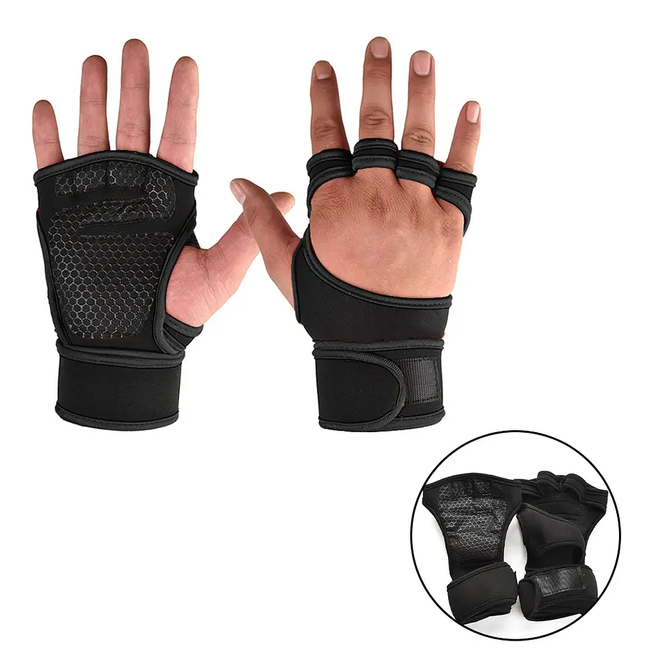  Luvas de Treino Z05 | Proteção de Palma e Punho para Musculação e Fitness 8