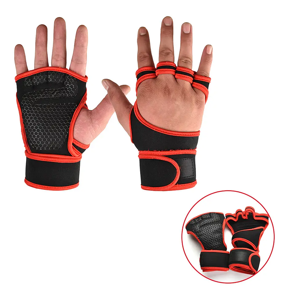  Luvas de Treino Z05 | Proteção de Palma e Punho para Musculação e Fitness 10
