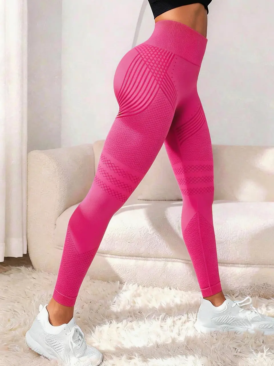 Leggings 3D Anticelulite | Cintura Alta e Efeito Levanta Bumbum 17