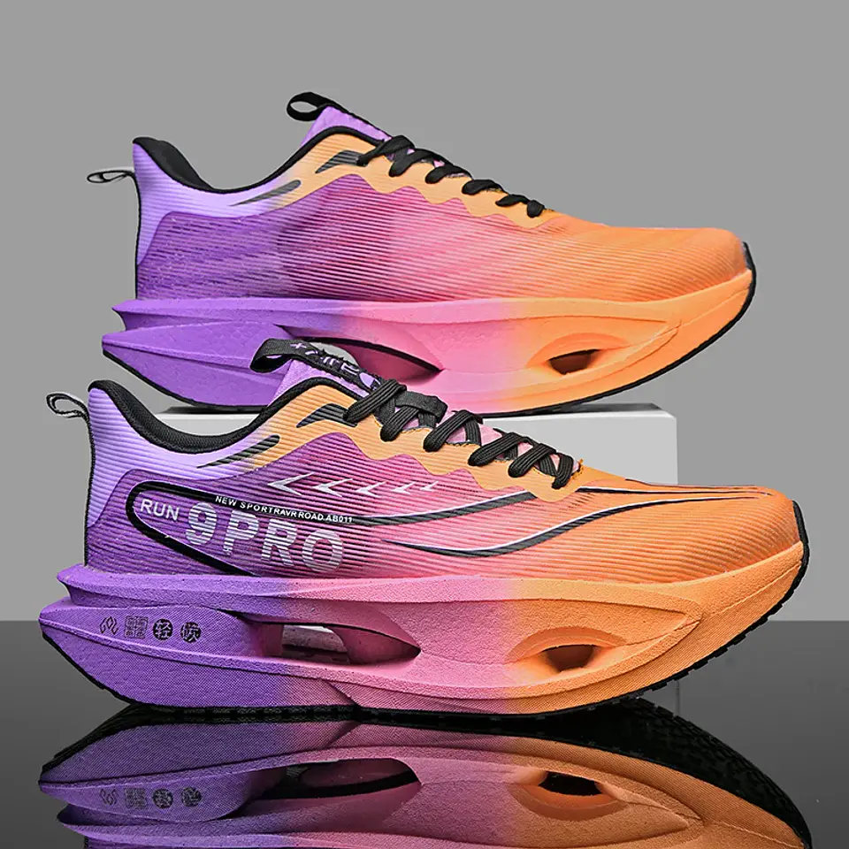 Tênis Masculino com Placa de Carbono | Leve, Respirável e Antiderrapante para Corrida 4