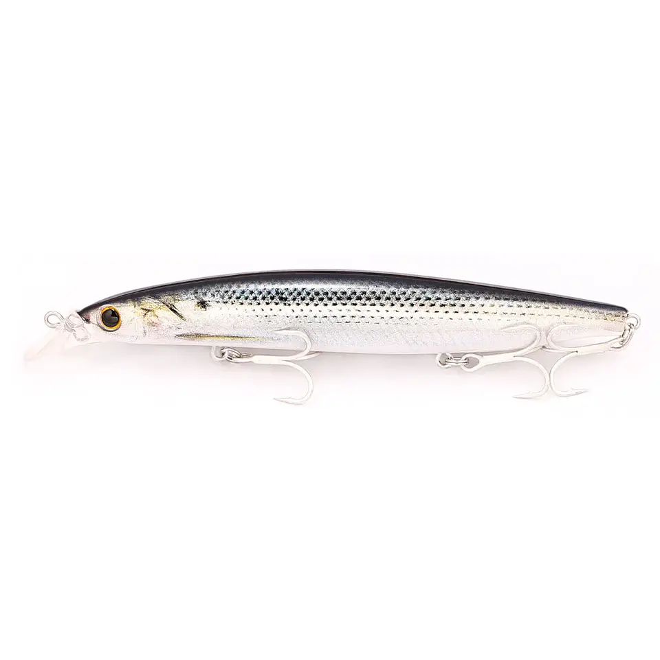 Isco Flutuante Minnow B&U | Acabamento 3D Realista para Black Bass e Seabass 9