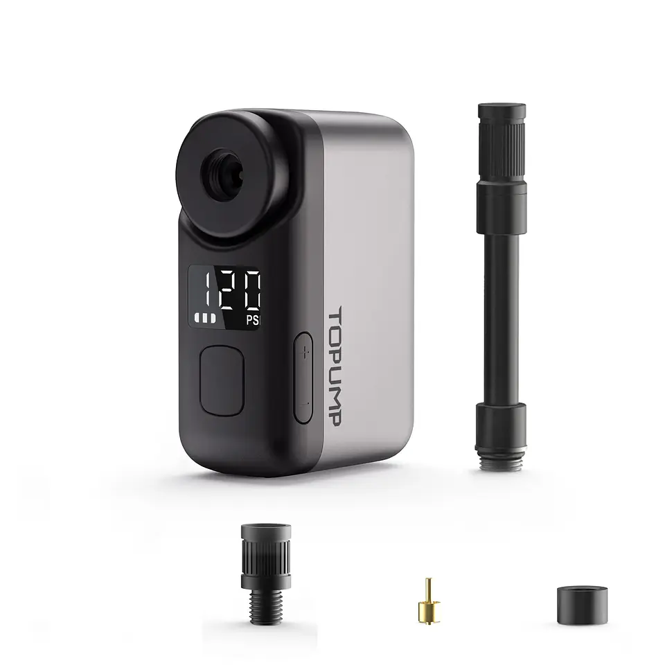 Bomba Elétrica TOPUMP TB2 PRO | Portátil Sem Fio até 120 PSI com Ecrã LED 1