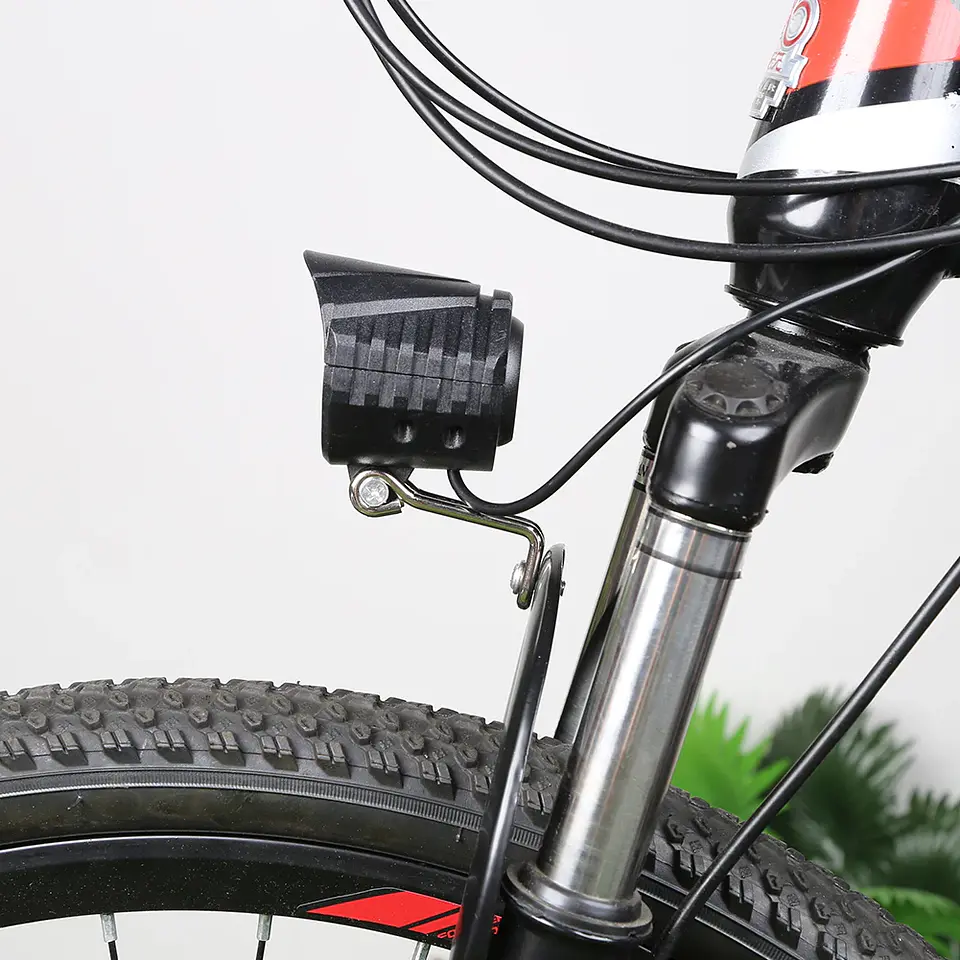 Farol com Buzina 2 em 1 18W | 9 LEDs para E-Bike 36V/48V/60V com Interruptor 4