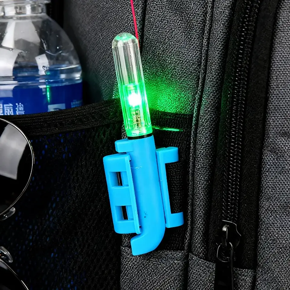 Ponta de Haste com Clip e Luz LED | Impermeável para Pesca Noturna e Boias 4