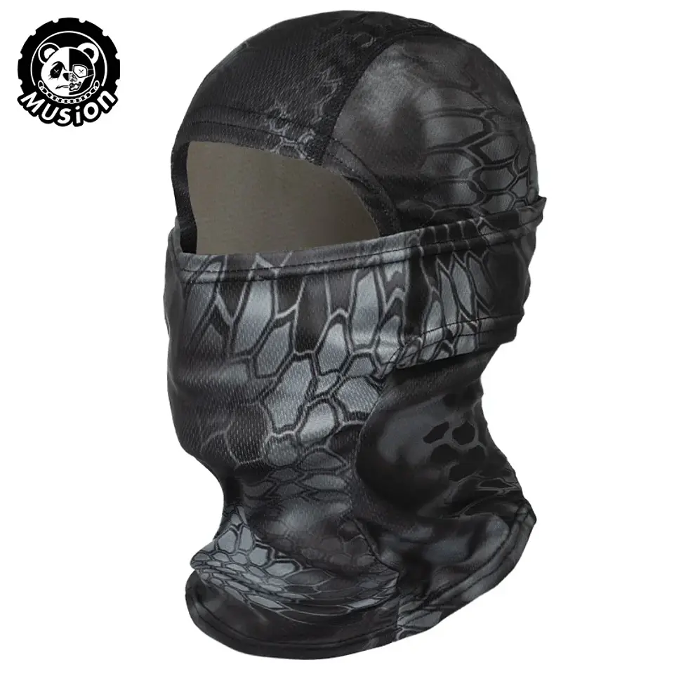 Balaclava Tática Musion de Secagem Rápida | Proteção UV para Ciclismo, Campismo e Airsof 16