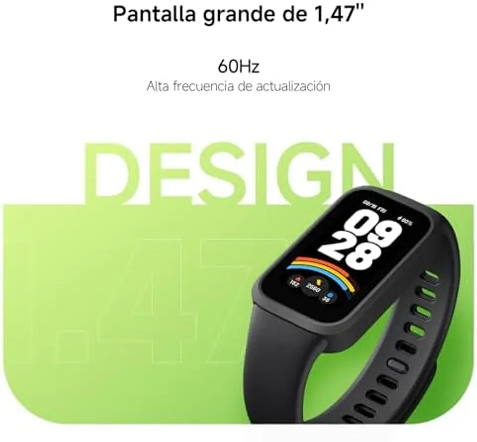 Xiaomi Smart Band 9 Active Pulsera Inteligente com Tela 1,47