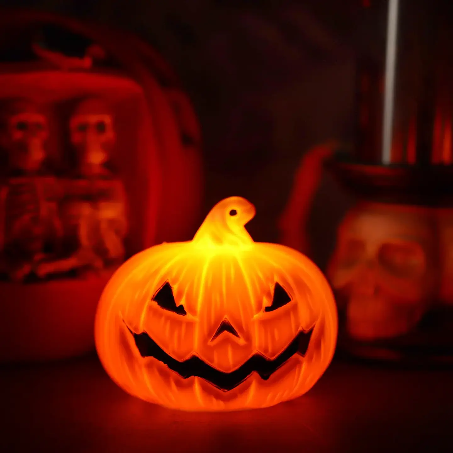 Luz Led De Calabaza Para Halloween 1