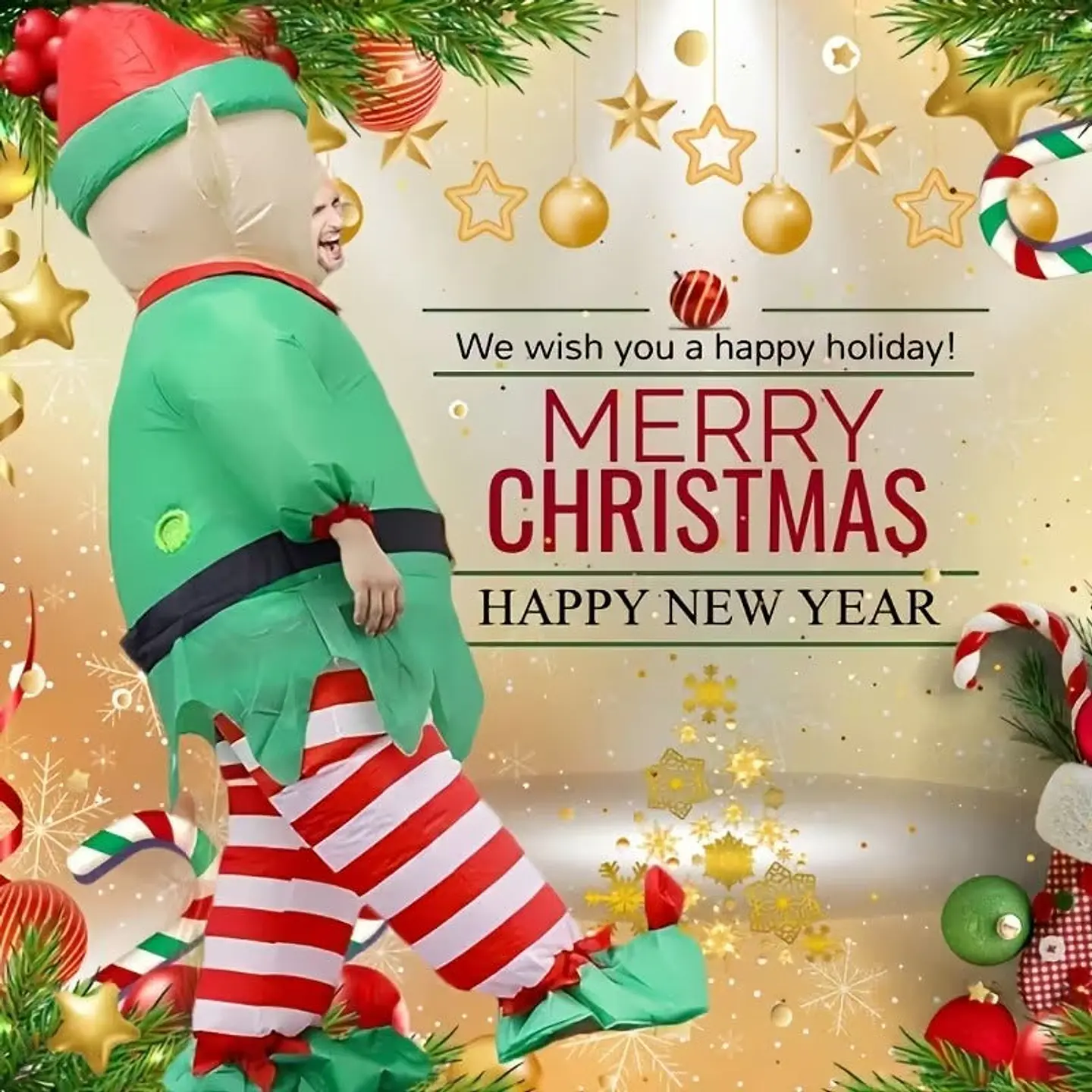 Christmas Elf Costume Adult Party Cosplay 4