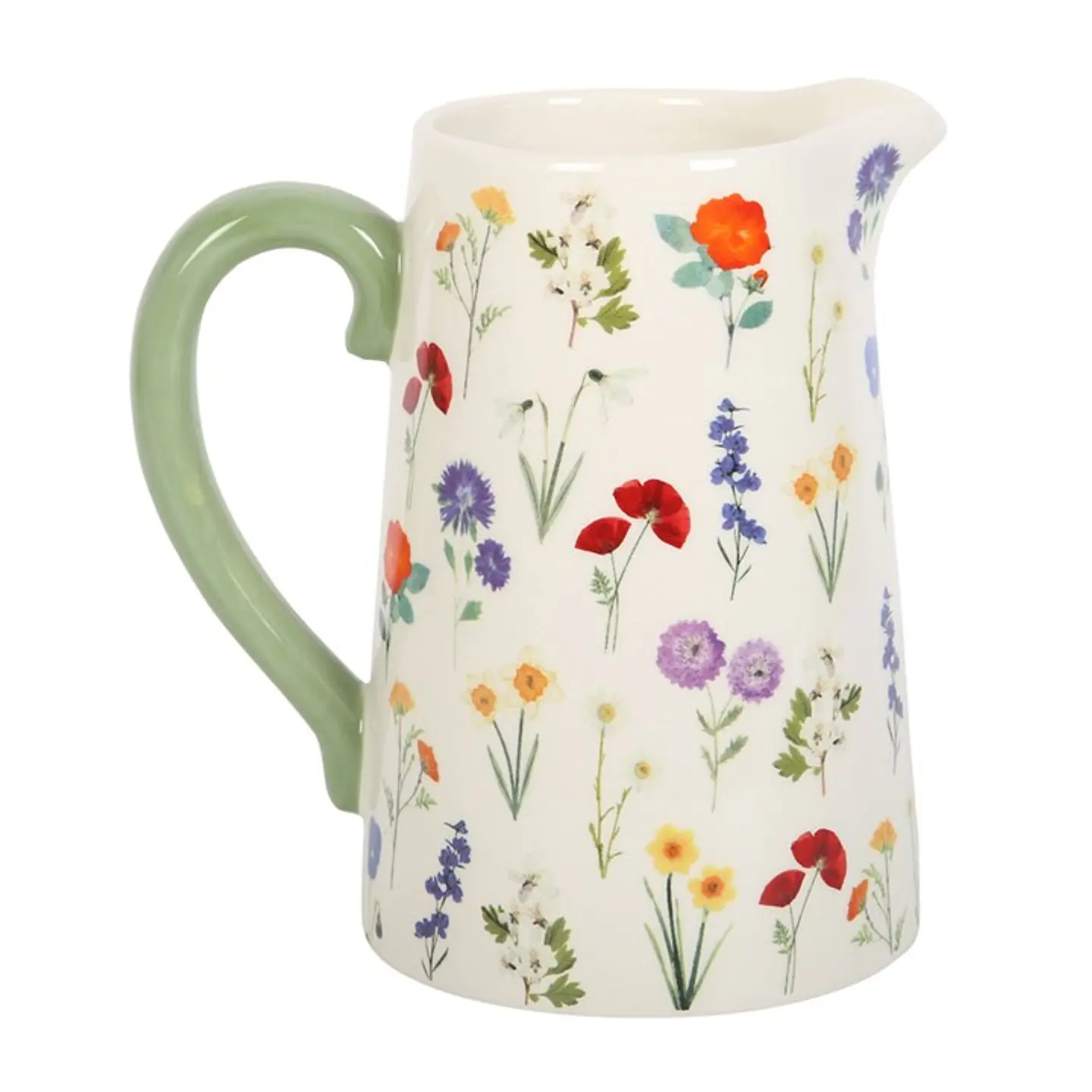 Wildflower water jug vase 1