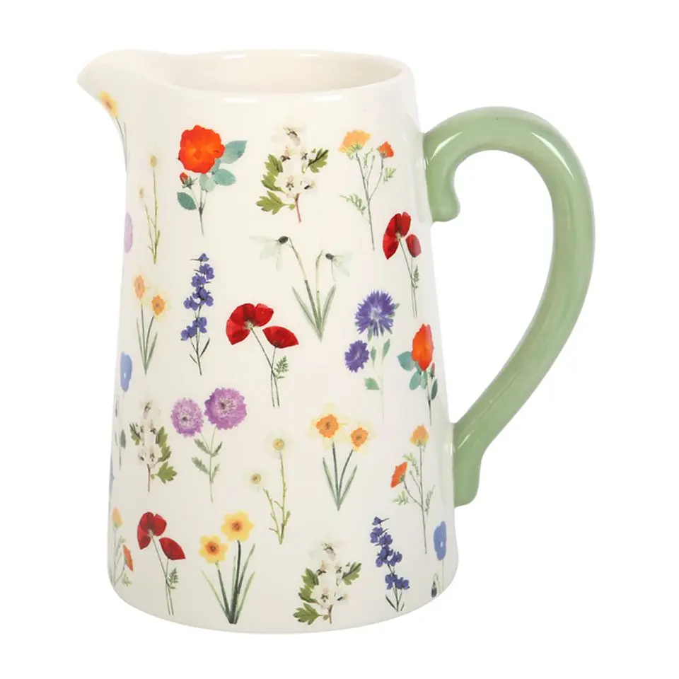 Wildflower water jug vase 3