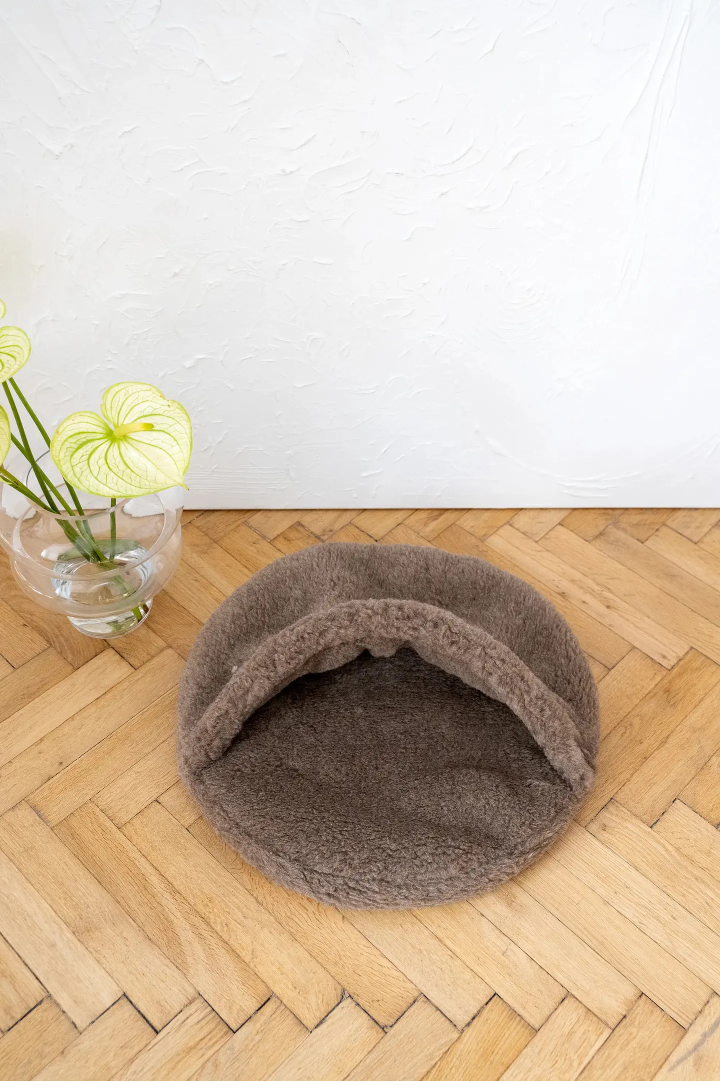 Natural Wool Pet Cave - Beige 1