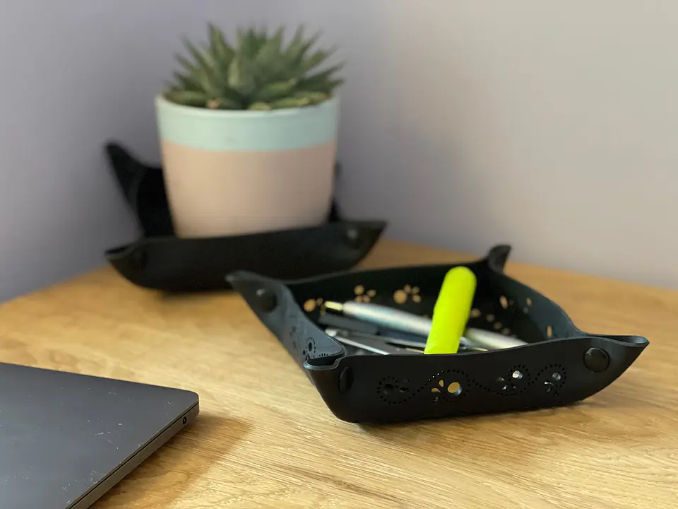 Upcycled Rubber Trinket Tray 2