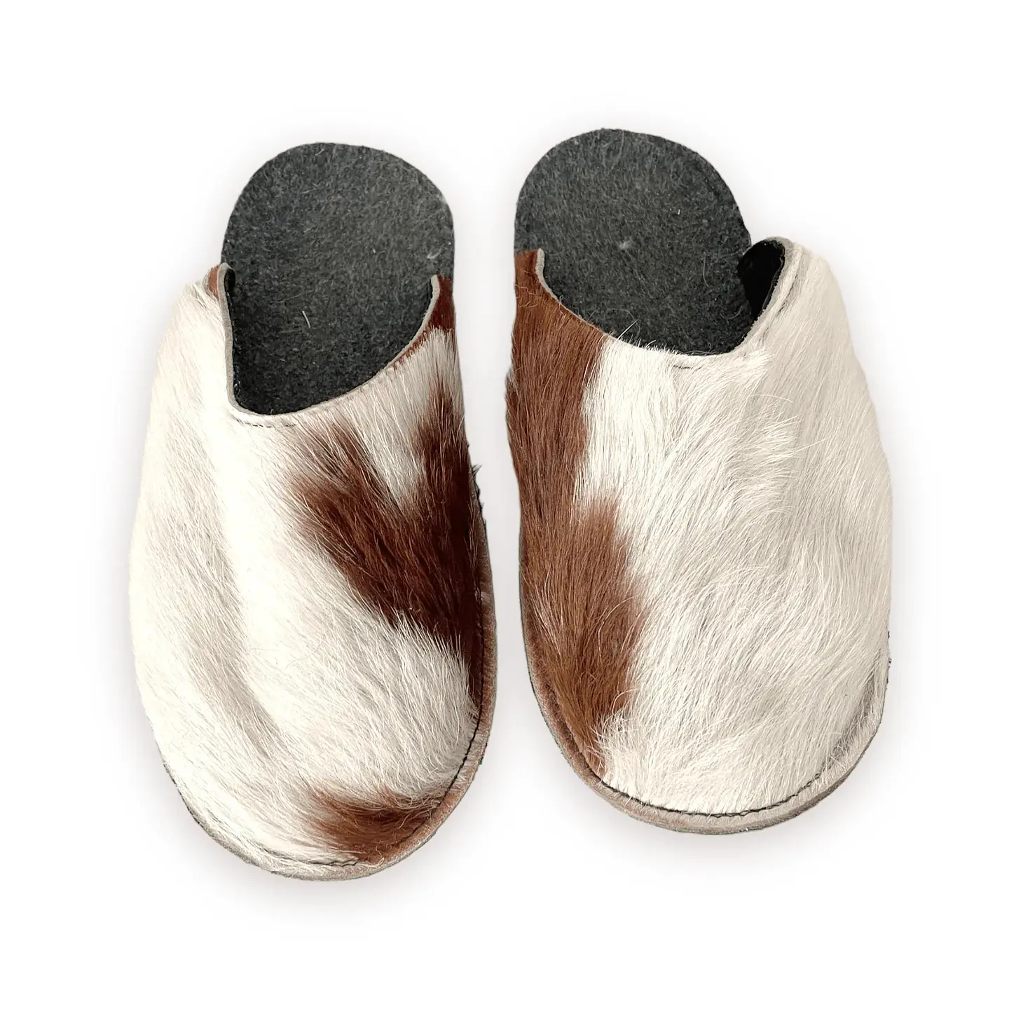 Adult Natural Goat skin Slippers 4