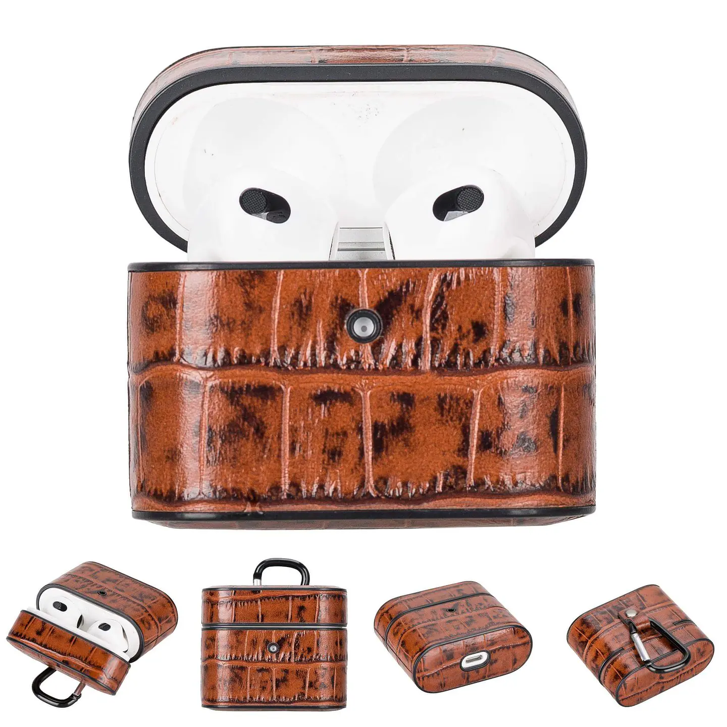 Laramie Leather Case for Apple AirPods 3 9