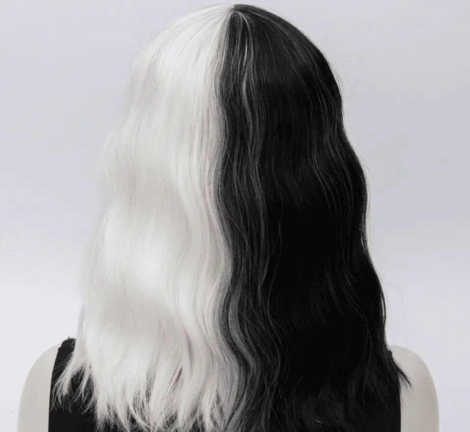 White Kinky Cosplay Synthetic Short Wig 4