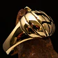Excellent crafted Halloween Men's Pumpkin Ring - Solid Brass - Miniatura 5