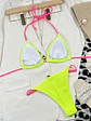 Ribbed Tie Back Bikini Set - Miniatura 2