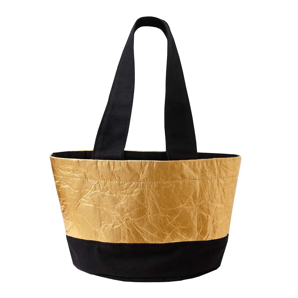 The Piñatex Beach Tote — Gold 1