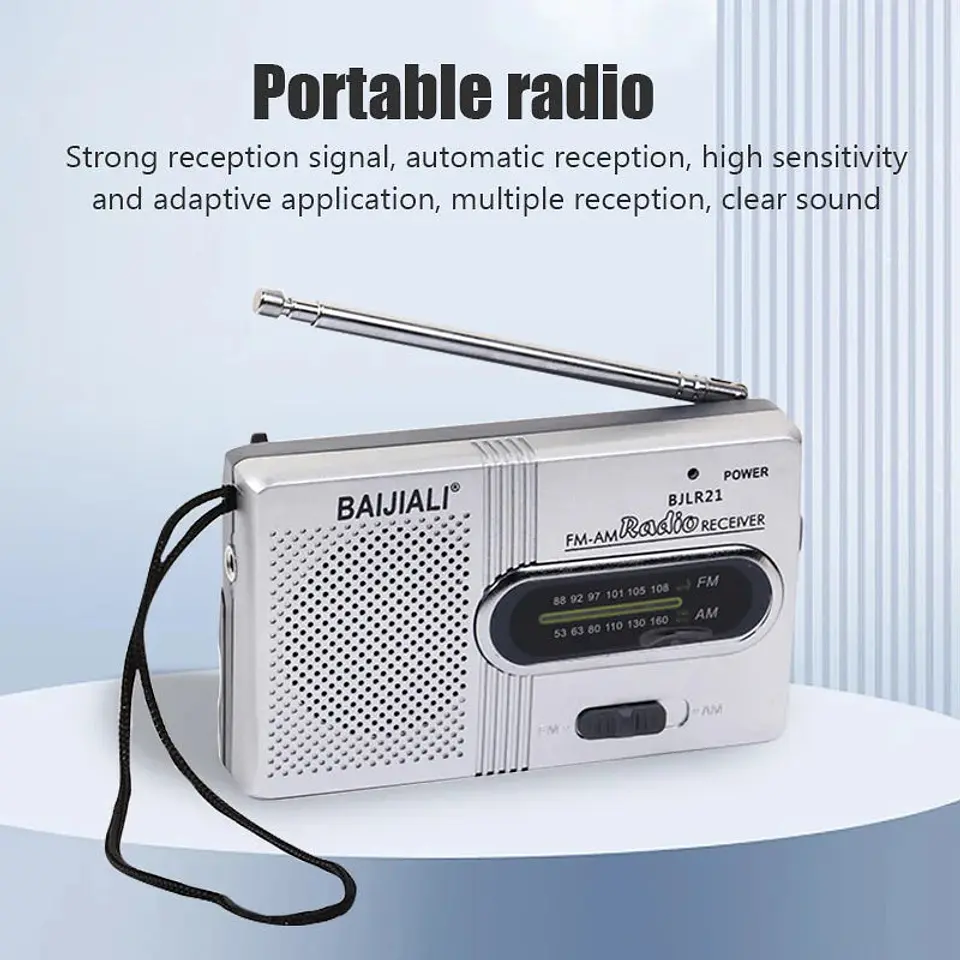 BC-R21 Mini AM/FM Portable Radio 2