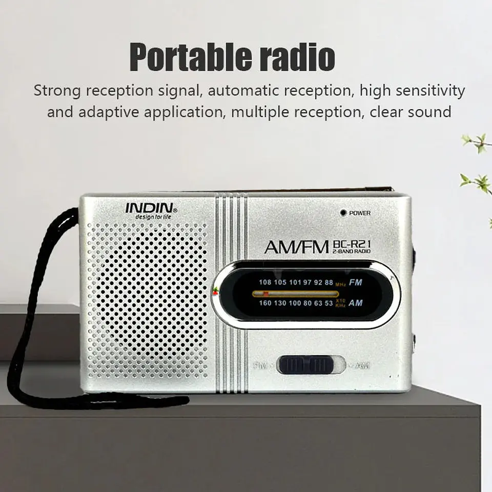 BC-R21 Mini AM/FM Portable Radio 5