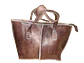 Bolso Mujer  Vacuno hilo blanco Mediano - Miniatura 6