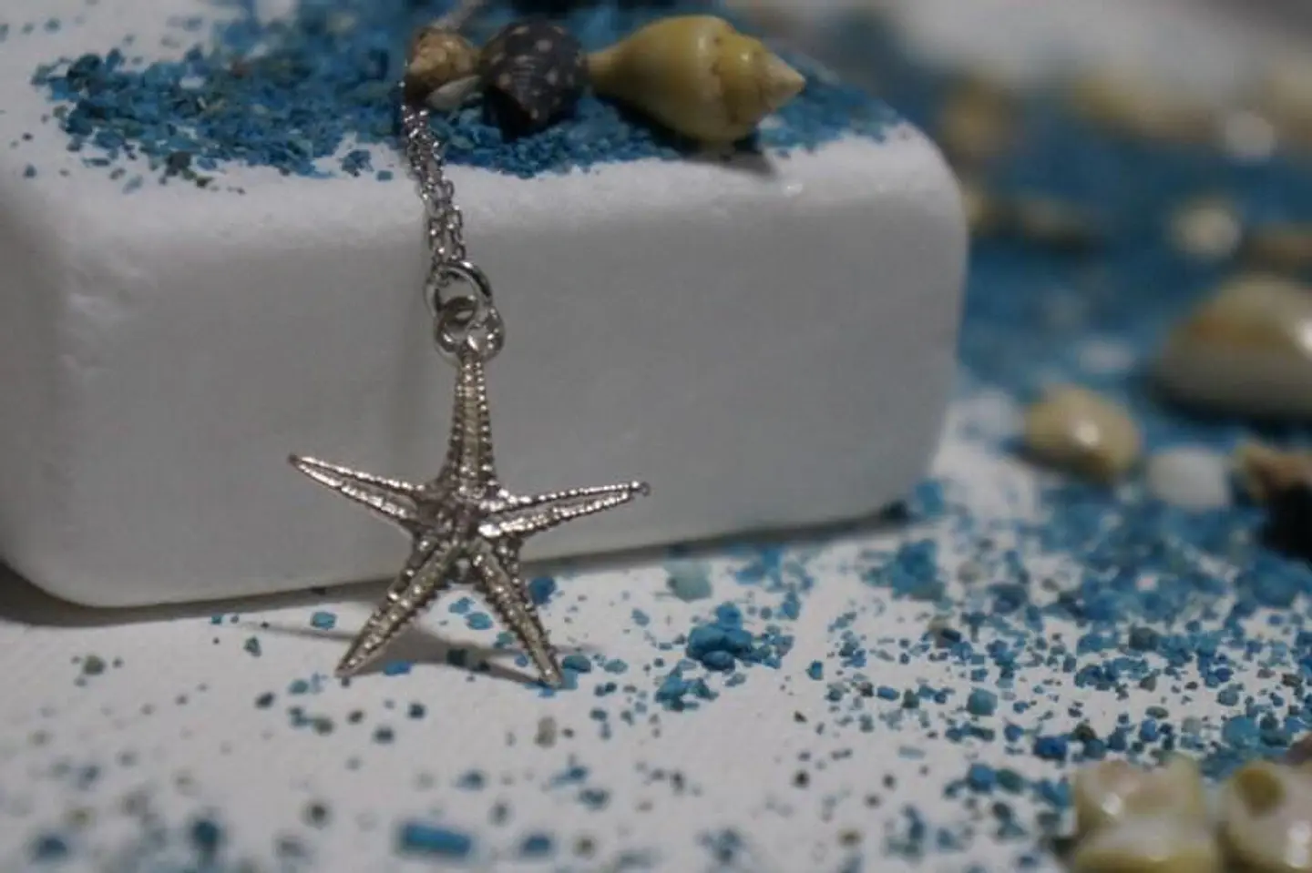 Starfish Gold plated Recycled Brass Necklace: Beach Inspired, Five Elements Pendant 3