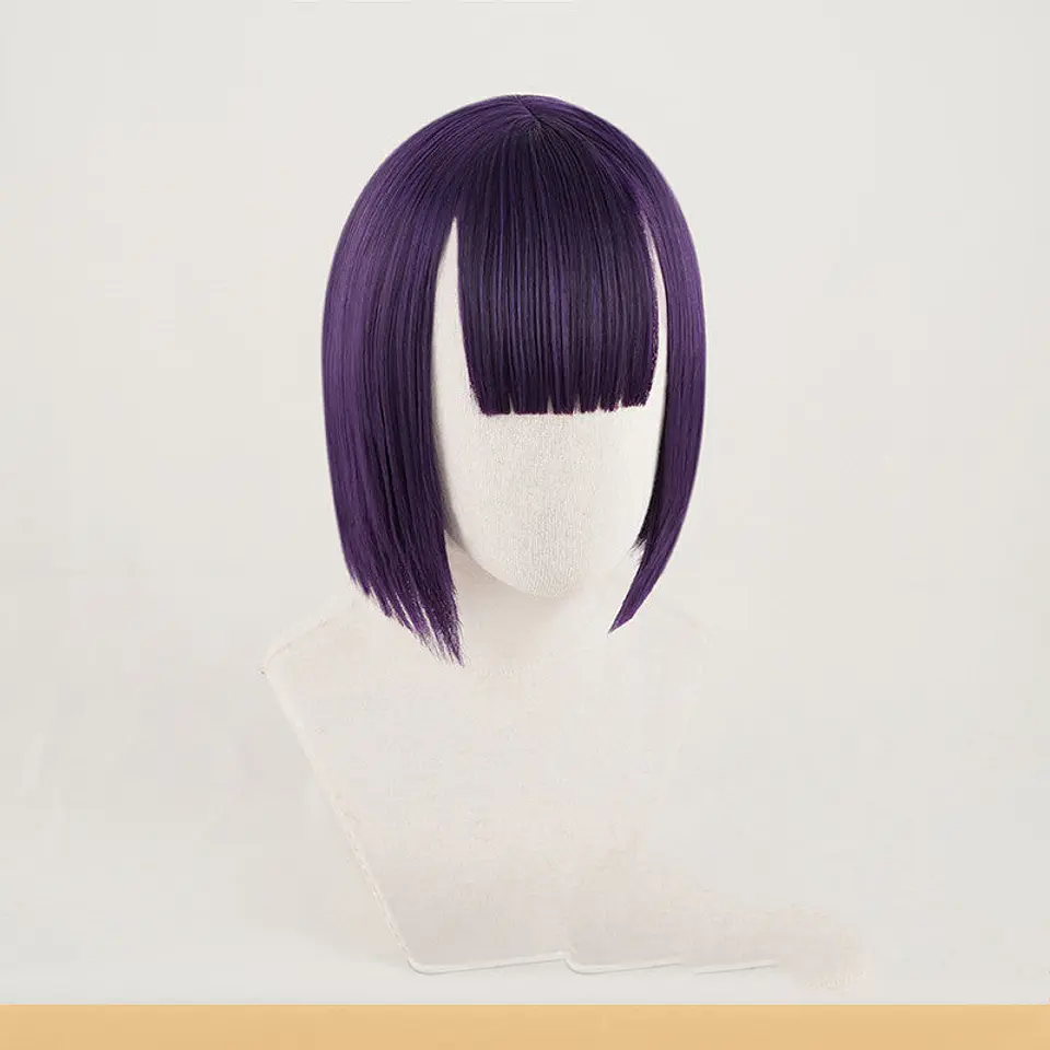 Short Purple Cosplay Wigs 1