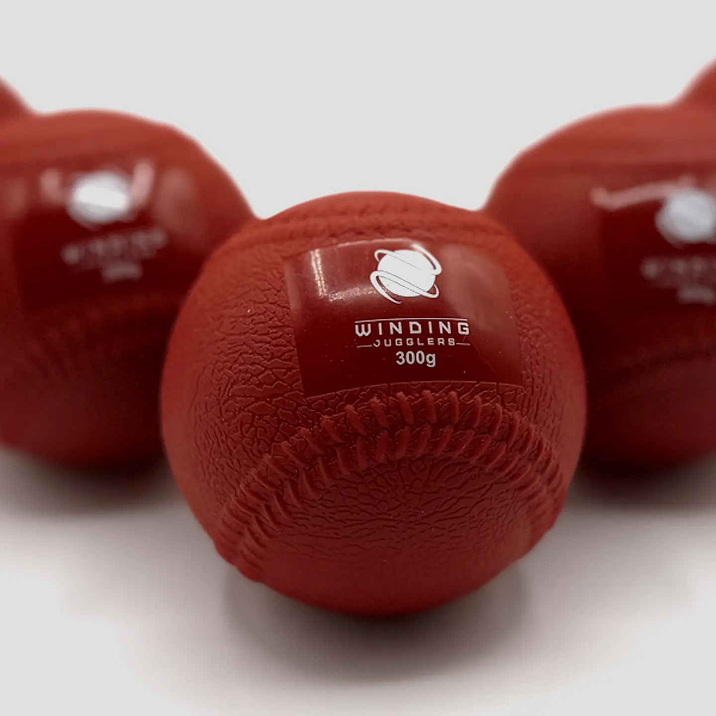 USA - Pack of 4 Heavy Juggling Balls 300g. Winding Jugglers. Red Training Balls (7.5 cm) (Shipping from USA) 2