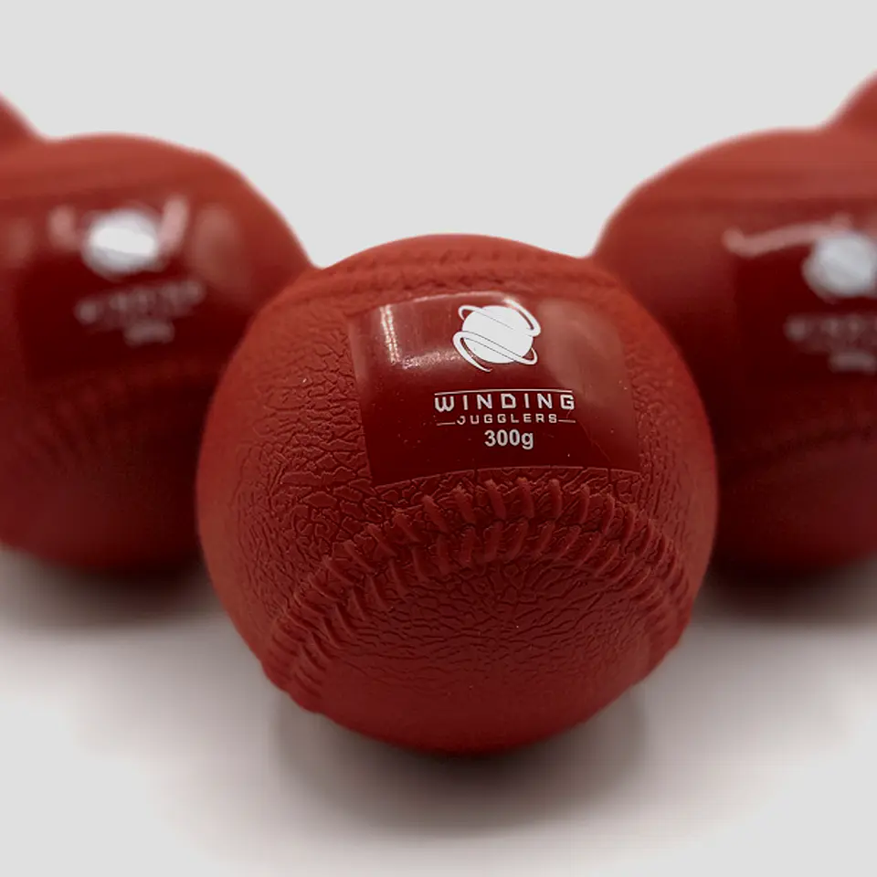 USA - Pack of 4 Heavy Juggling Balls 300g. Winding Jugglers. Red Training Balls (7.5 cm) (Shipping from USA) 2