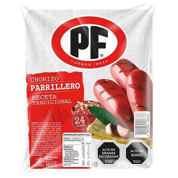 Chorizo Parrillero PF Kg 