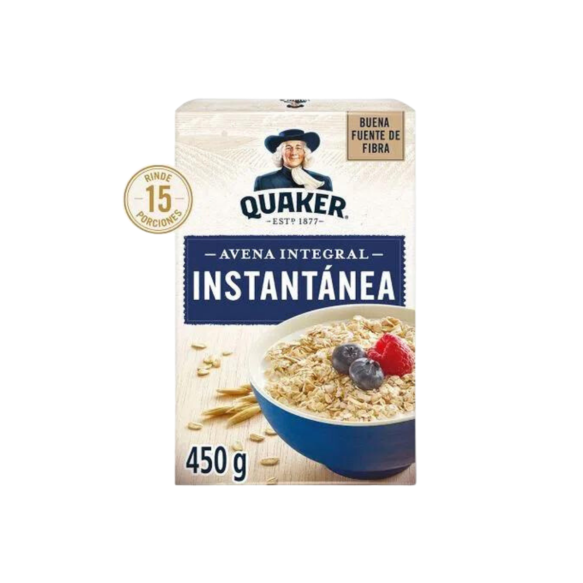 avena quaker instantanea 450gr www.agroloar.cl