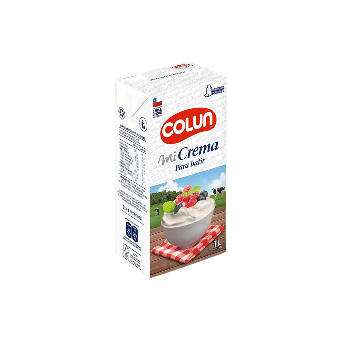 Crema Para Batir Colun 1Lt
