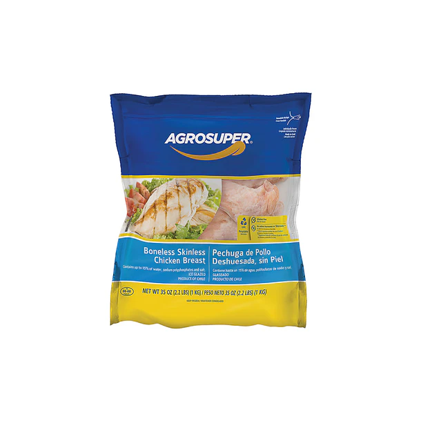 Pechuga de Pollo Deshuesada kg agrosuper 