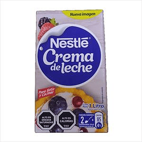 Crema Batir 1litro Nestle