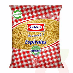Fideos Espirales CAROZZI 400GR