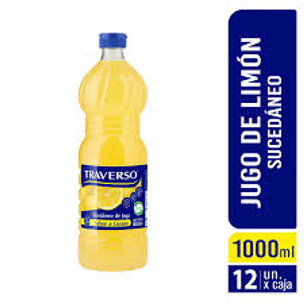 Jugo Sucedaneo Limon Traverso 1Lt Unidad 