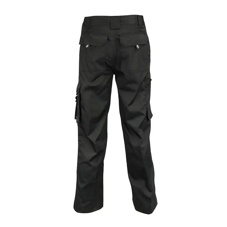 Pantalon Activex Cargo Gabardina 80/20 Negro UV 3