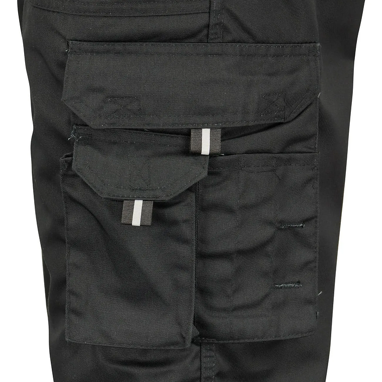 Pantalon Activex Cargo Gabardina 80/20 Negro UV 4