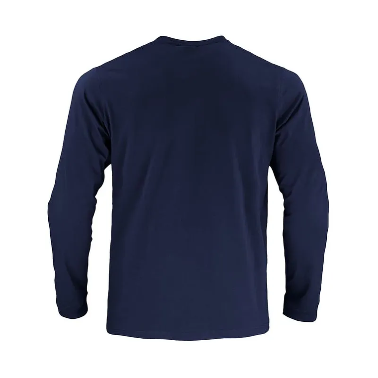 Polera Activex Polo Azul Marino M/Larga UV 1