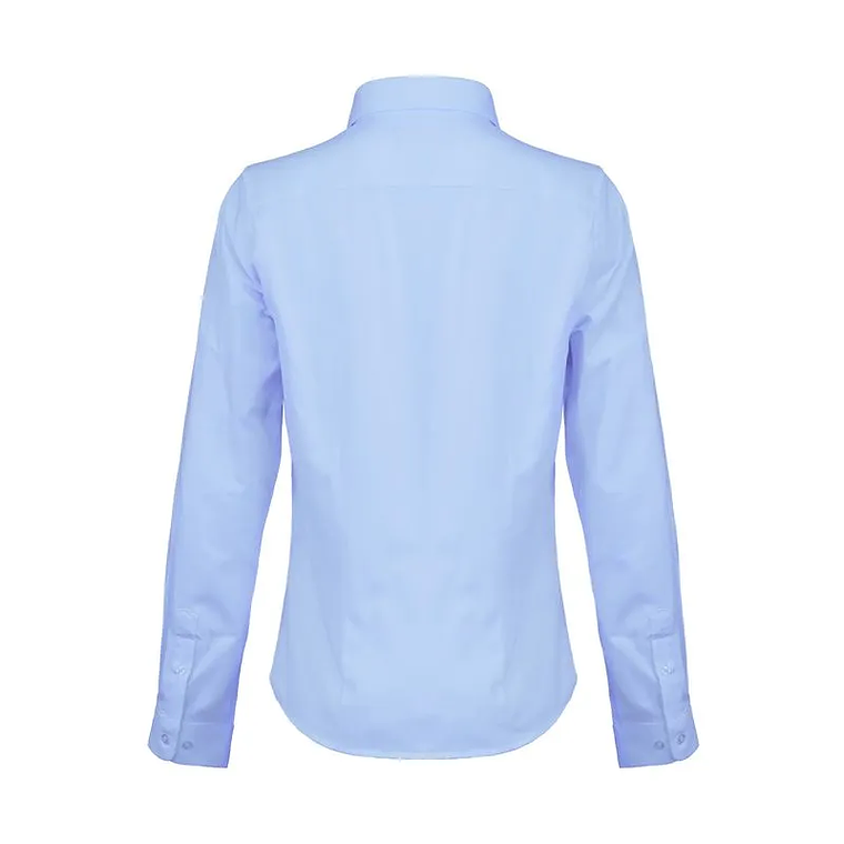 Blusa Activex Oxford M/Larga Celeste UV 2