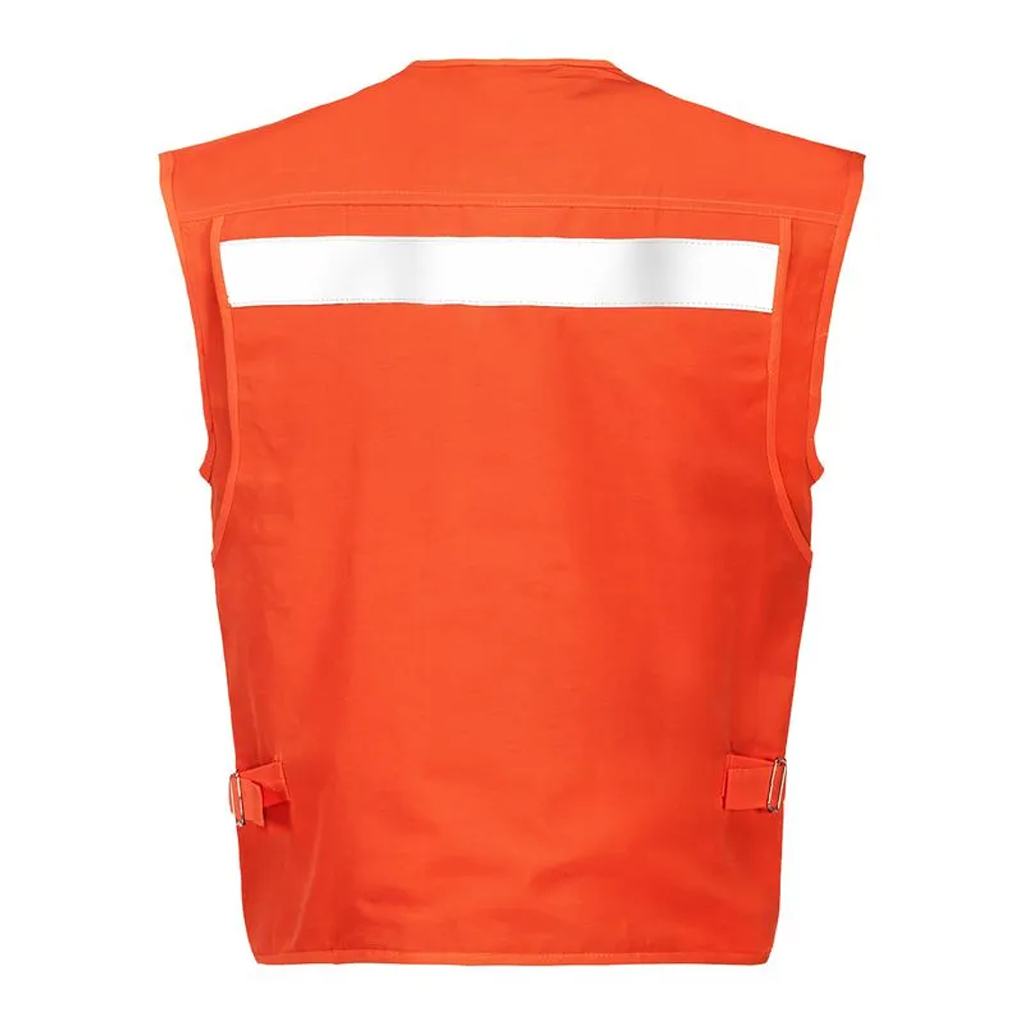 Chaleco Geologo Poplin Naranjo C/Reflectante 2