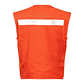 Chaleco Geologo Poplin Naranjo C/Reflectante - Miniatura 2