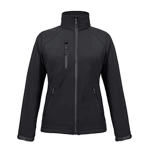 Chaqueta Softshell Negra Mujer Z-1600