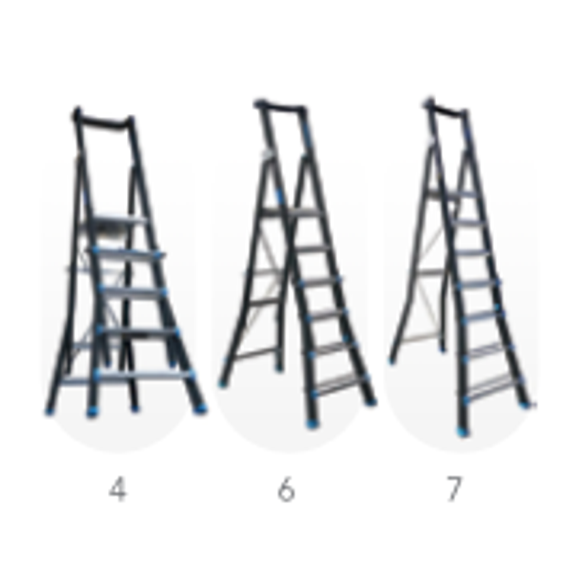 Escalera plataforma ajustable 7