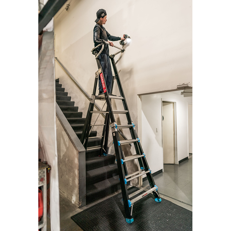 Escalera plataforma ajustable 1