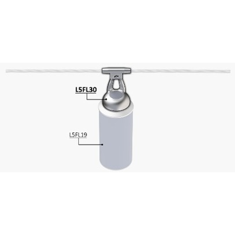 SOPORTE INTERMEDIO, ACERO INOXIDABLE 304 2