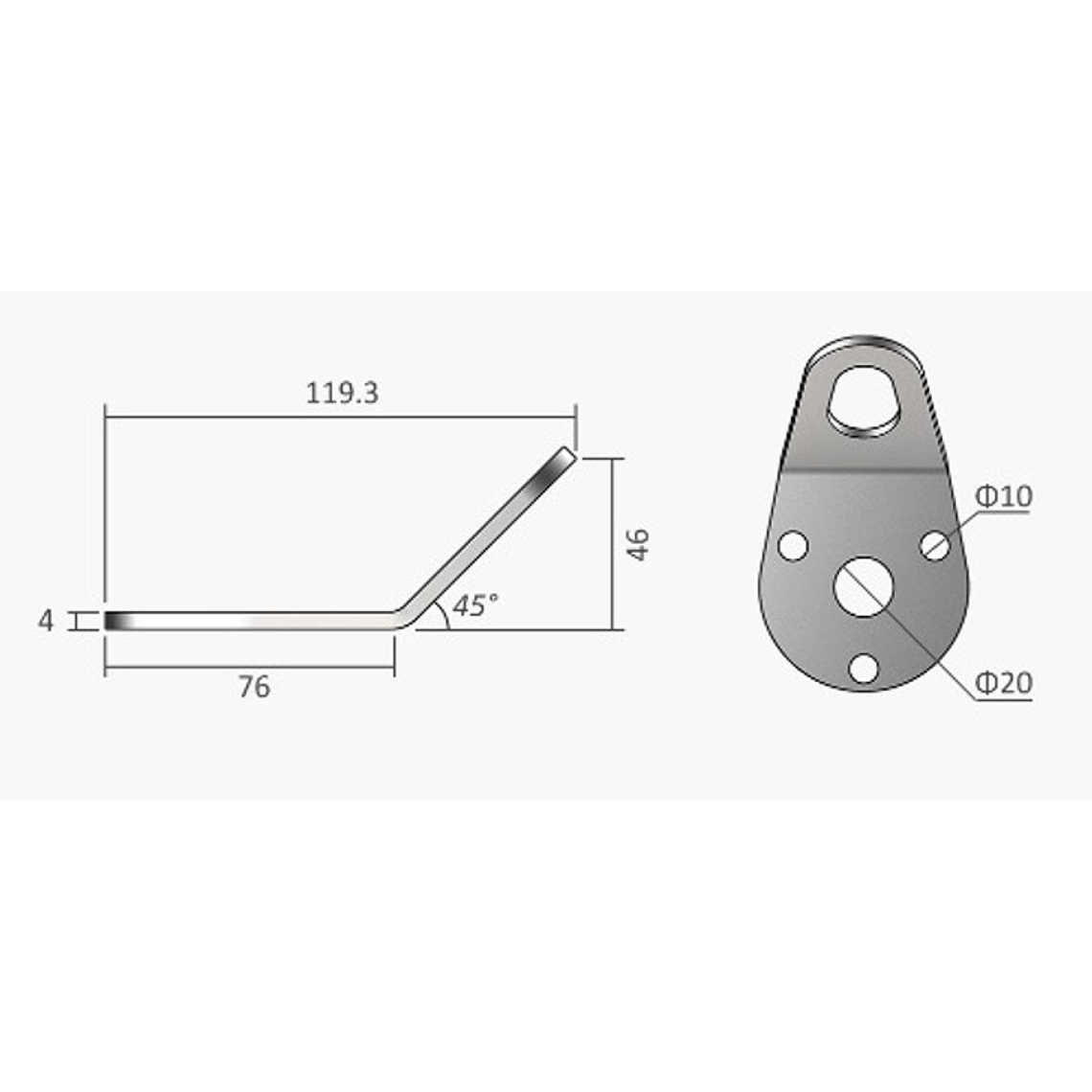 ANCLAJE MULTIFUNCIÓN, M12, ACERO INOXIDABLE 304 2