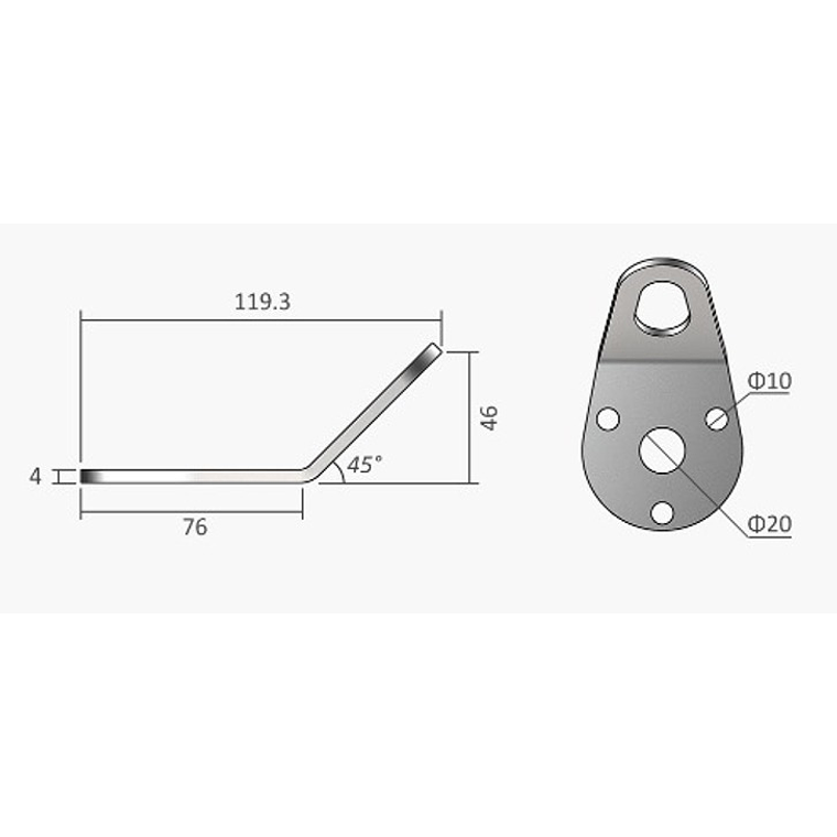 ANCLAJE MULTIFUNCIÓN, M12, ACERO INOXIDABLE 304 2